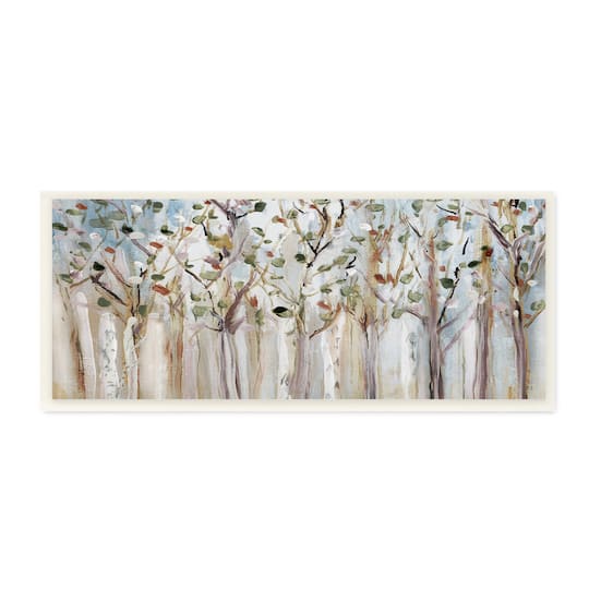 Stupell Industries Bare Branch Trees Abstract Painting